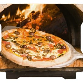 Cajas para Pizza Al Bassanello Pala 40x40x4,2 cm (100 Uds)