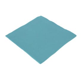 Servilleta Papel Turquesa Punta-Punta 40x40cm (1.200 Uds)