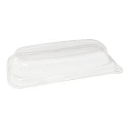 Tapa de Plástico para Envase Caña de Azúcar 20x10cm (300 Uds)