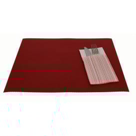 Mantel Individual Reutilizable Burdeos 30x40cm 250g (200 Uds)