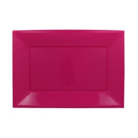 Bandeja de Plastico Fucsia 330x225mm (3 Uds)
