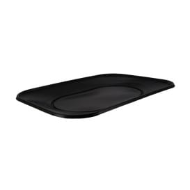 Bandeja de Plastico PP "X-Table" Negro 330x230mm (2 Uds)