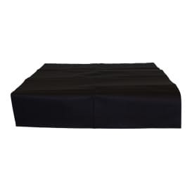 Mantel de Papel Cortado 1x1 metro Negro 40g (400 Uds)