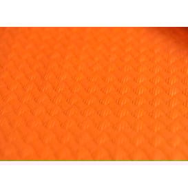 Mantel de Papel Cortado 1x1 Metro Naranja 40g (400 Uds)