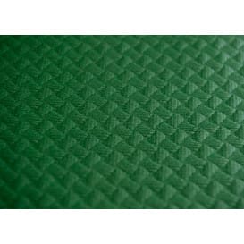 Mantel de Papel Cortado 1x1 Metro Verde 40g (400 Uds)