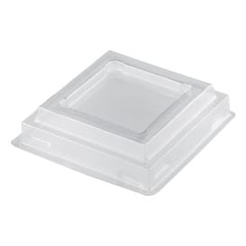 Tapa Vaso Pagoda Transp. PET 65ml (25 Uds)