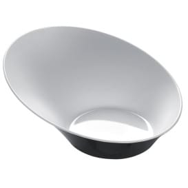 Bol de Plástico "Sodo" Blanco y Negro 50 ml (20 Unidades)
