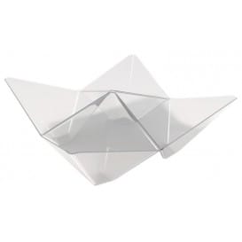 Bol Degustación Origami PS Transparente 103x103mm (25 Unidades)