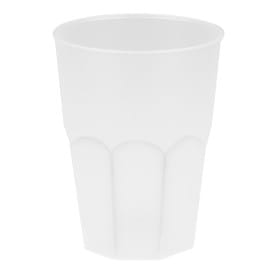 Vaso de Plastico "Frost" Blanco PP 350ml (20 Uds)