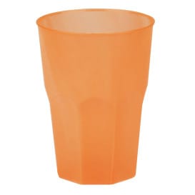 Vaso de Plastico "Frost" Naranja PP 350ml (20 Uds)