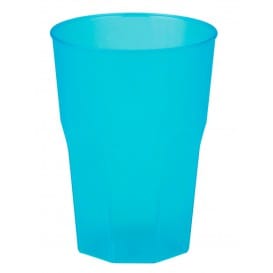 Vaso de Plastico "Frost" Turquesa PP 350ml (200 Uds)