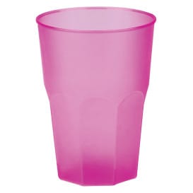 Vaso de Plastico "Frost" Fucsia PP 350ml (200 Uds)