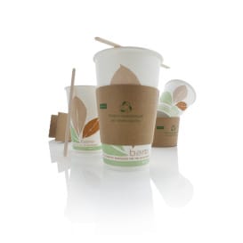 Vaso Cartón PLA Bare 12 Oz/360ml Ø8,9cm (50 Uds)