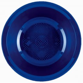 Plato de Plastico Hondo Azul Round PP Ø195mm (50 Uds)
