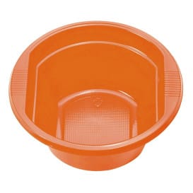 Bol de Plastico PS Naranja 250ml Ø12cm (30 Uds)