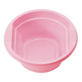 Bol de Plastico PS Rosa 250ml Ø12cm (30 Uds)