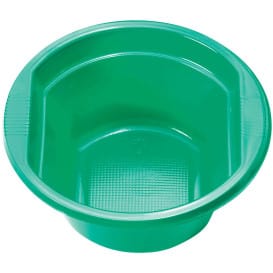 Bol de Plastico PS Verde 250ml Ø12cm (30 Uds)