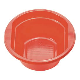 Bol de Plastico PS Rojo 250 ml Ø12cm (30 Uds)