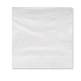 Servilleta Papel Cenefa 20x20 3 Capas Blanca (100 Uds)
