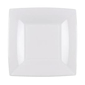 Plato de Plastico Llano Blanco Nice PP 180mm (25 Uds)