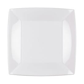 Plato de Plastico Llano Blanco Nice PP 230mm (25 Uds)