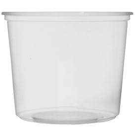 Tarrina de Plastico Transparente 400ml Ø10,5cm (100 Uds)