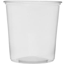 Tarrina de Plastico Transparente 500ml Ø10,5cm (50 Uds)