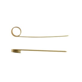 Pincho de Bambu con Asa Rizada 90mm (200 Uds)