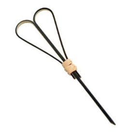 Pincho de Bambú "Cuore" Negro 180mm (200 Uds)