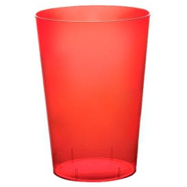 Vaso de Plastico Moon Rojo Transp. PS 230ml (1000 Uds)