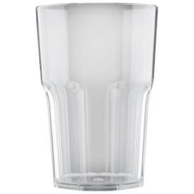 Vaso Reutilizable SAN Granity Transparente 400 ml (75 Uds)