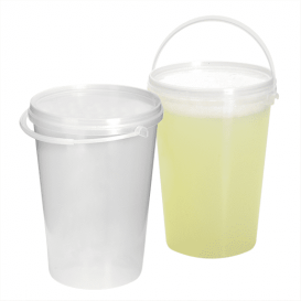 Cubo Transparente con Asa 1000 ml (200 Uds)