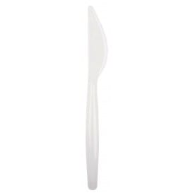 Cuchillo de Plastico Easy PS Blanco 185mm (20 Uds)