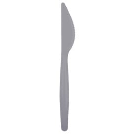 Cuchillo de Plastico Easy PS Gris 185mm (20 Uds)