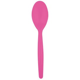 Cuchara de Plastico Easy PS Fucsia 185 mm (20 Uds)