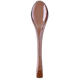 Cuchara de Plastico Fly Marron Transp. 145mm (50 Uds)