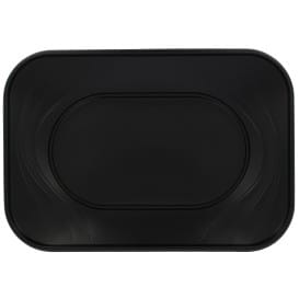 Bandeja de Plastico PP "X-Table" Negro 330x230mm (60 Uds)