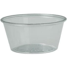 Tarrina de Plastico PET para Salsas 100ml Ø74mm (250 Uds)
