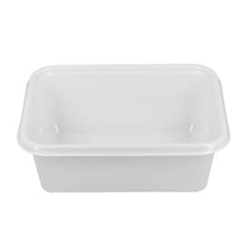 Bandeja de Plastico PS Blanca 127x91x42mm 300ml (1000 Uds)