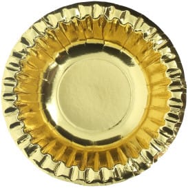 Bol de Cartón "Party" Oro Ø160mm (6 Uds)