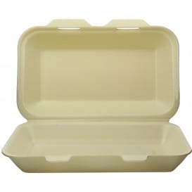 Envase Foam LunchBox Champagne 240x155x70mm (500 Uds)