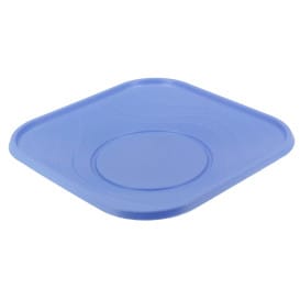 Plato de Plastico PP "X-Table" Cuadrado Violeta 180mm (120 Uds)