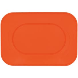 Bandeja de Plastico PP "X-Table" Naranja 330x230mm (2 Uds)