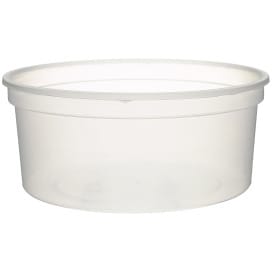 Tarrina de Plastico Transparente PP 350ml Ø11,5cm (500 Uds)