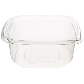 Bol de Plástico PET 375ml 120x120x40mm (50 Uds)