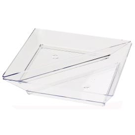 Plato Degustacion Plastico Triangular 5x10cm (8 Uds)