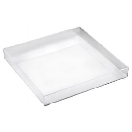 Bandeja Plastico Tray Transparente 30x30cm (9 Uds)