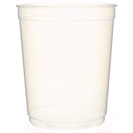 Tarrina Plastico Transparente PP 1000 ml Ø11,5cm (250 Uds)