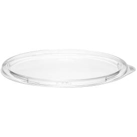 Tapa Plana de Plastico PET para Bol Transp. Ø150mm (63 Uds)