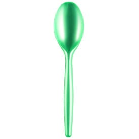 Cuchara de Plastico Easy PS Tiffany Perlado 185 mm (20 Uds)